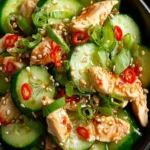 Refreshing Thai Cucumber Salad with Chicken Recipe First Image