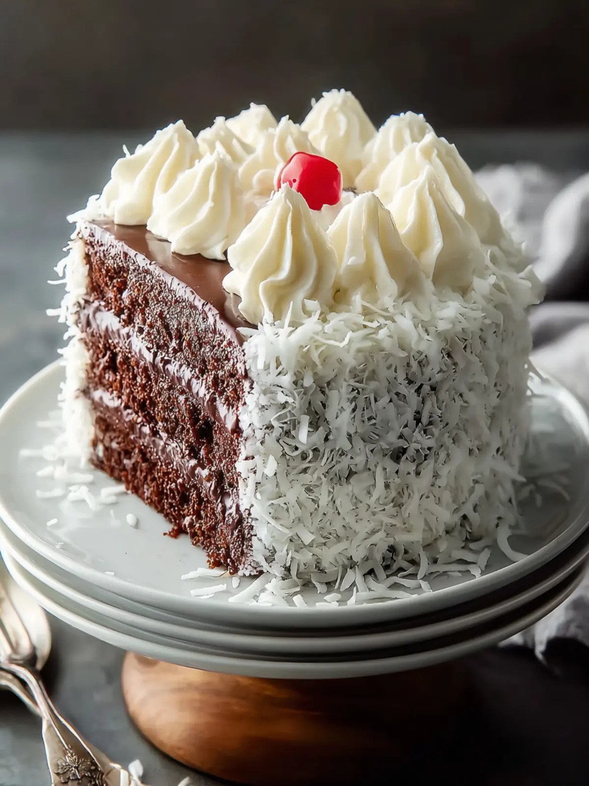 Decadent Coconut Chocolate Cake Recipe You’ll Love First Image
