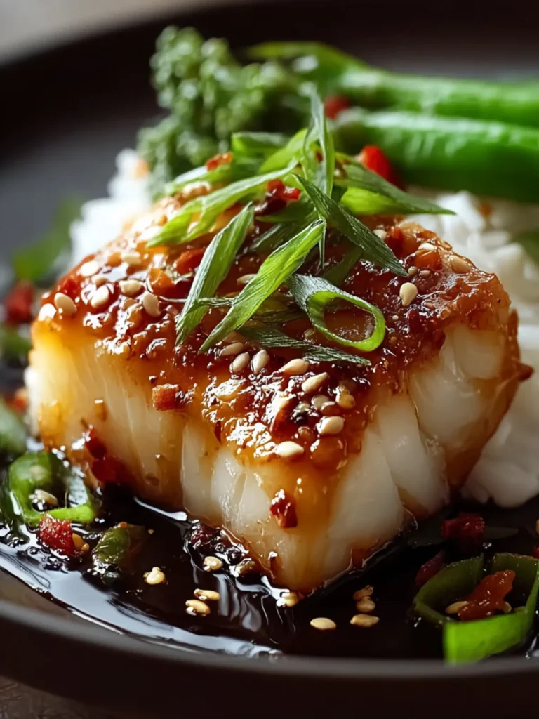 Asian Ginger Soy Glazed Cod: Quick & Flavorful Seafood Delight First Image