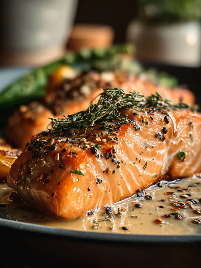 Irresistible Baked Boursin Salmon Recipe for Dinner Bliss First Image
