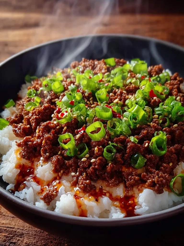 Ground Beef Hot Honey Bowl First Image