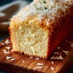 Easy Coconut Loaf Cake First Image