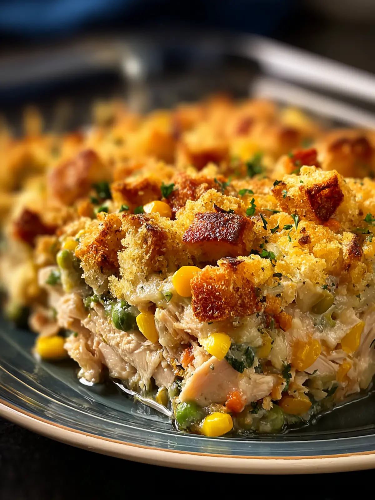 Comforting Chicken and Stuffing Casserole Recipe First Image