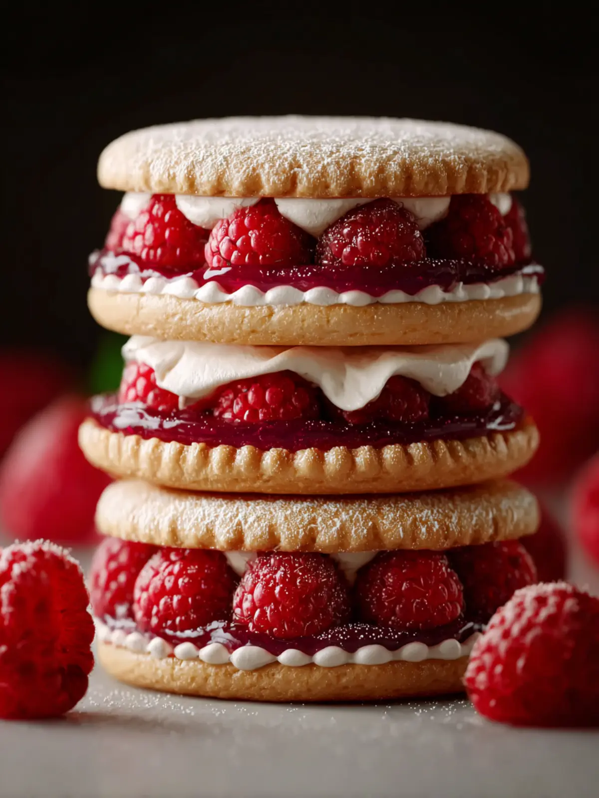 Raspberry Sandwich Cookies: 8 Simple Steps for Soft Perfection First Image