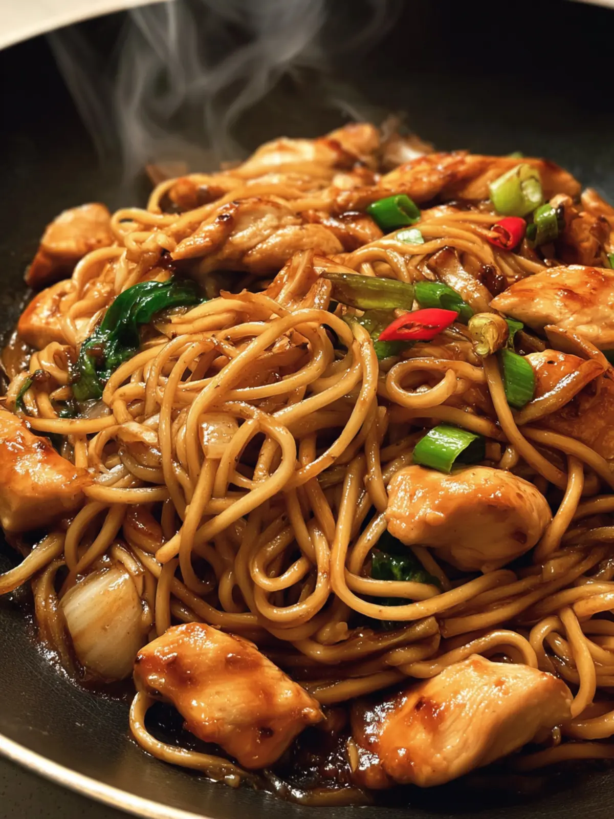 Sticky Garlic Chicken Noodles: 30-Minute Flavor Bliss First Image