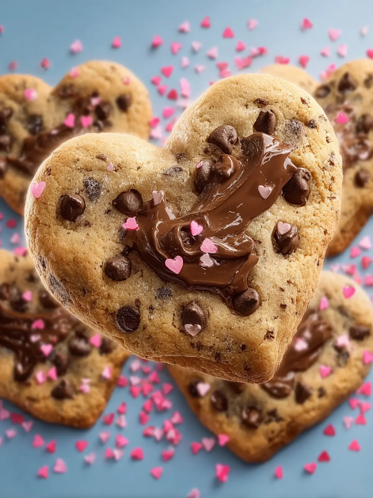 Heart Shaped Chocolate Chip Cookies – Irresistible 8-Step Valentine Treat First Image
