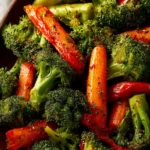 Roasted Broccoli and Carrots First Image
