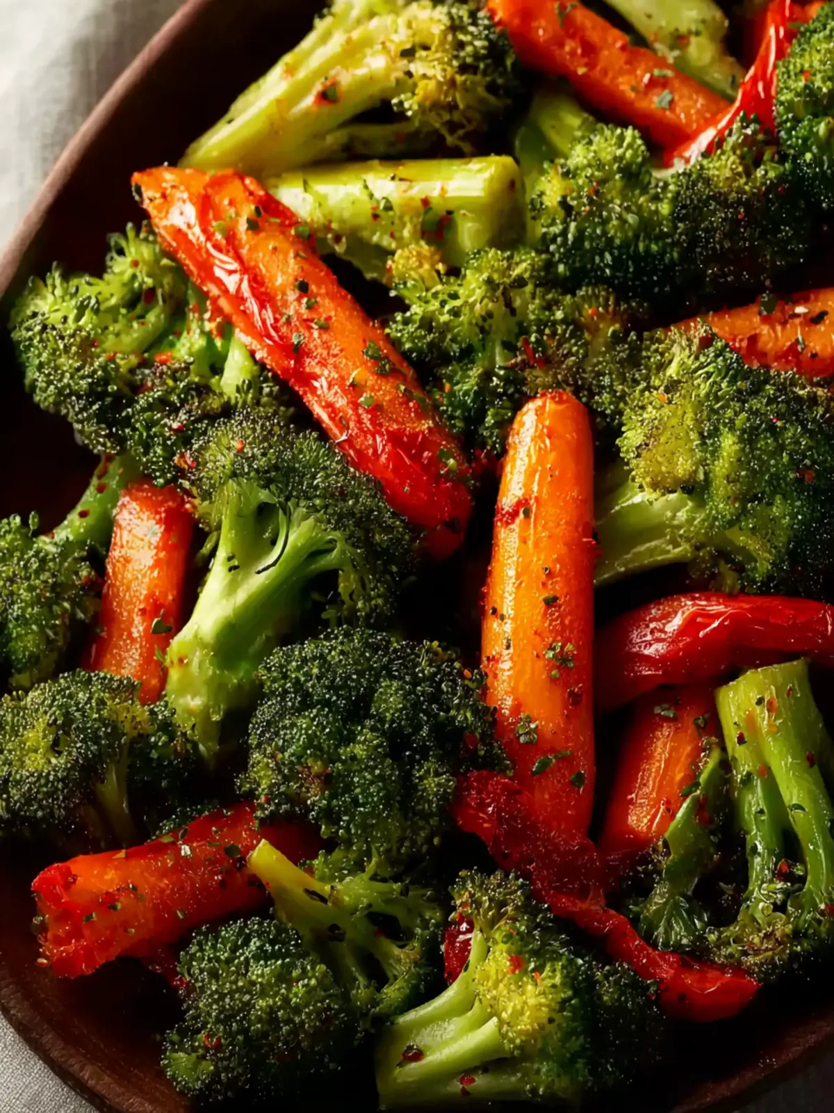 Roasted Broccoli and Carrots First Image