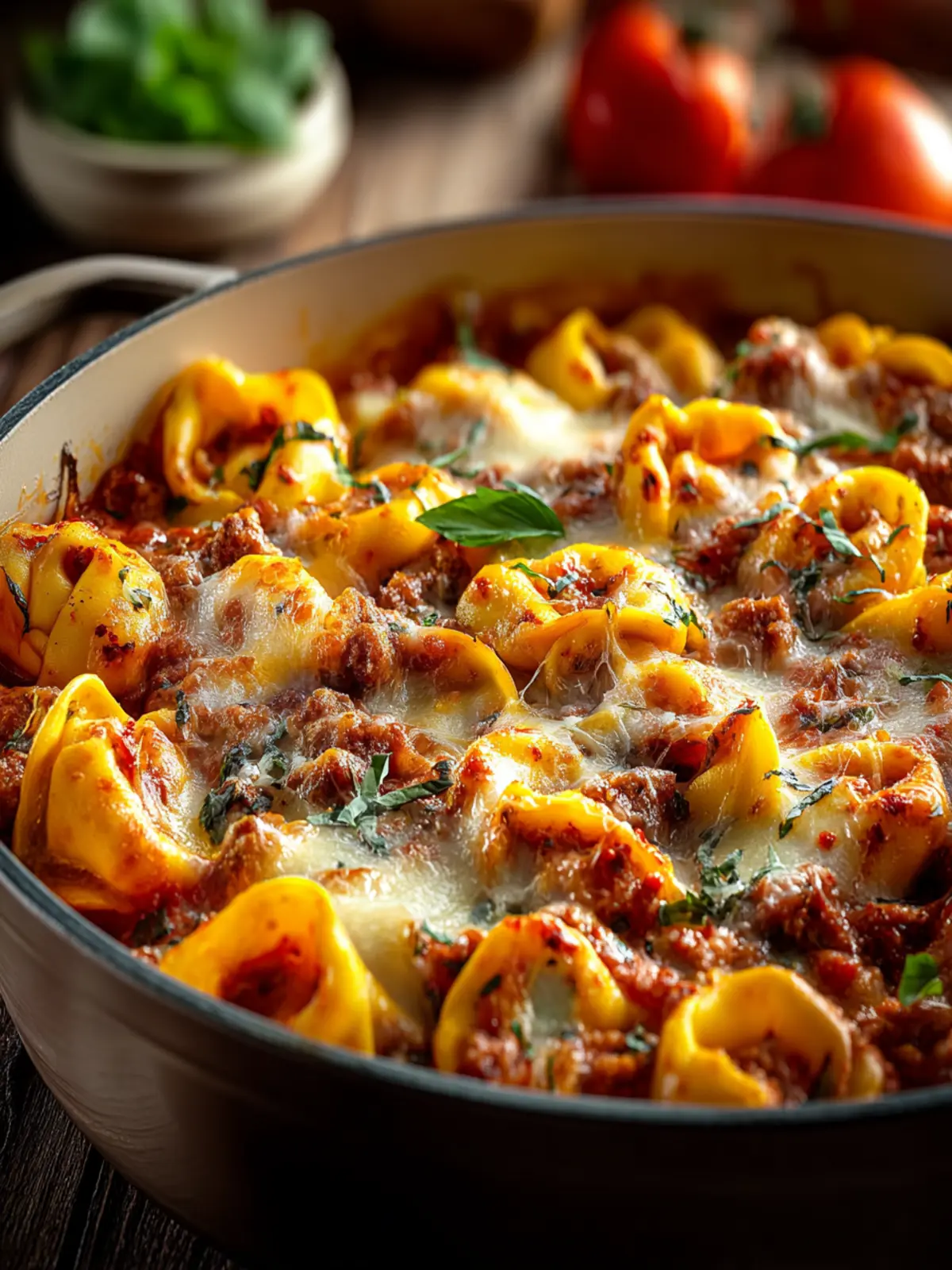 Irresistible Beefy Tortellini Bake for Cozy Nights First Image