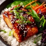 Irresistible Teriyaki Salmon Bowls with Coconut Rice Recipe First Image