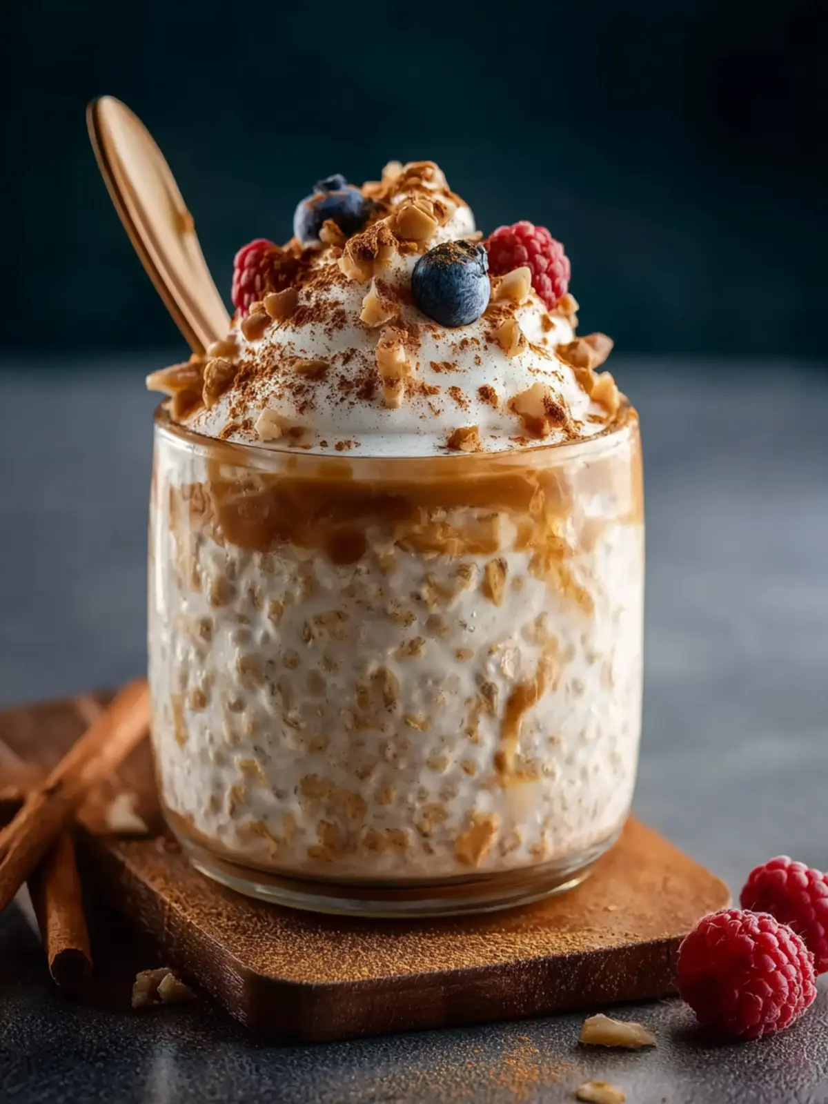 Cinnamon Roll Overnight Oats First Image