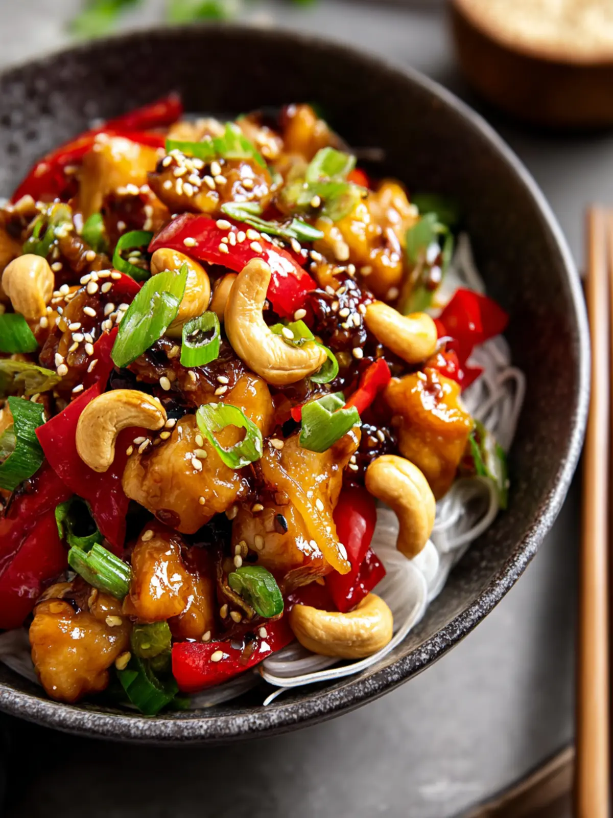 Irresistible Spicy Cashew Chicken Recipe in 30 Minutes First Image