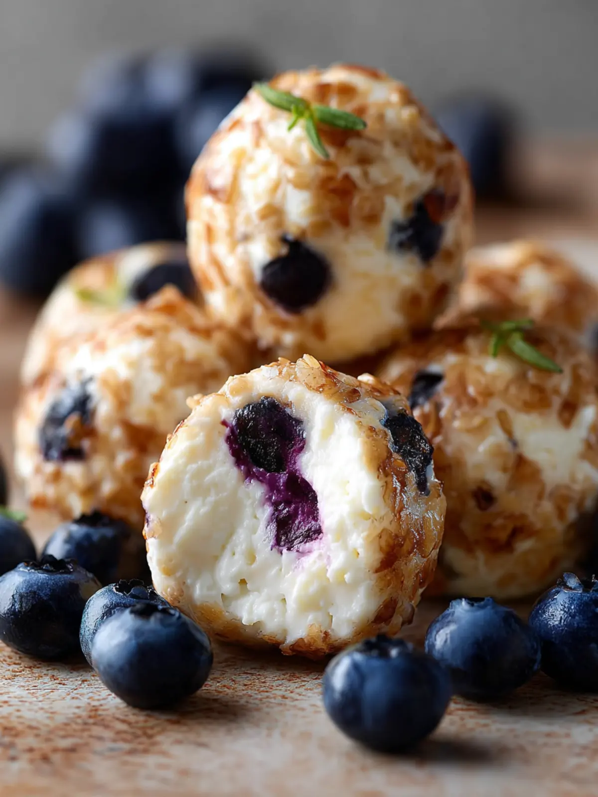 Lemon Blueberry Cottage Cheese Protein Bites First Image