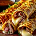 French Dip Tortilla Roll Ups First Image