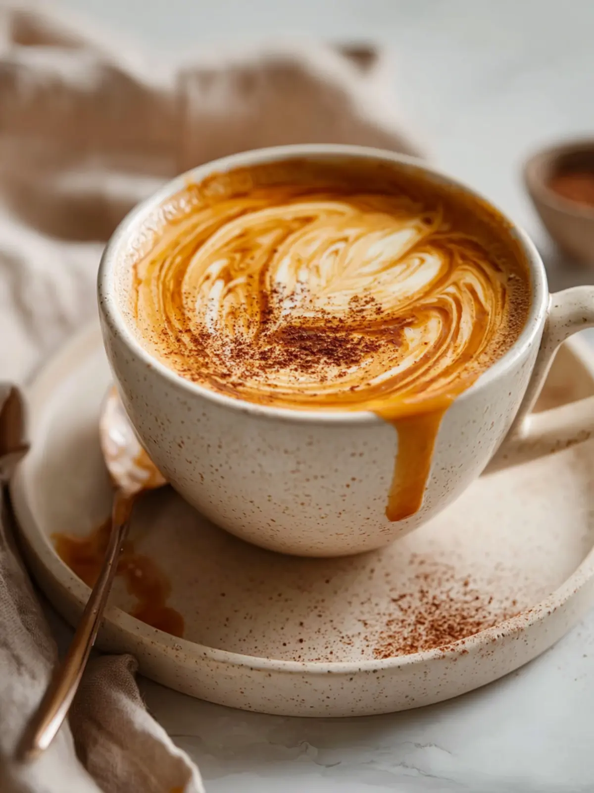 Easy Hot Maple Brown Butter Latte First Image