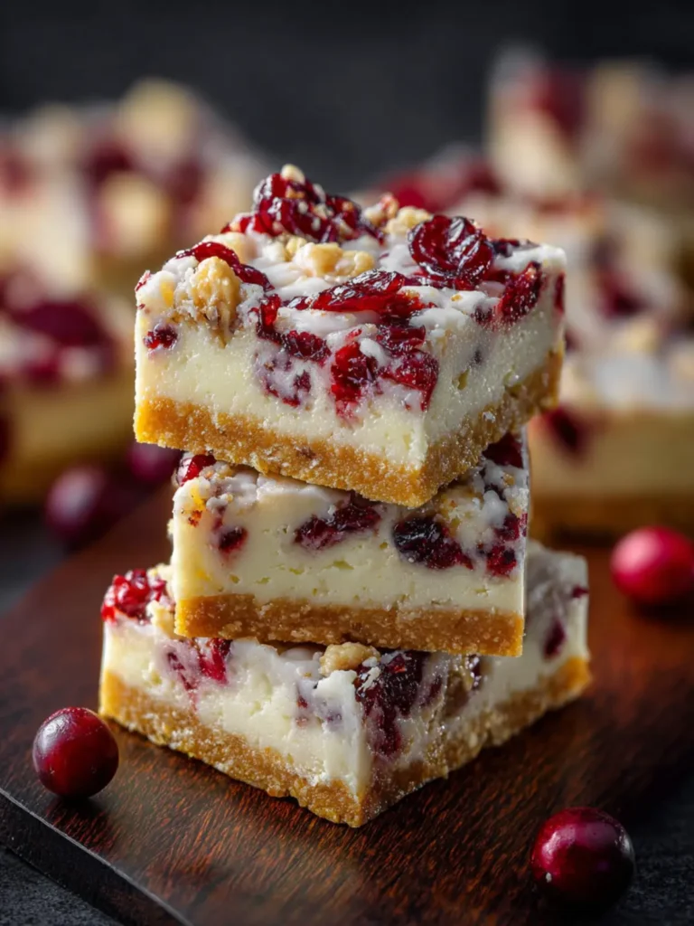Homemade Starbucks Copycat Cranberry Bliss Bars First Image