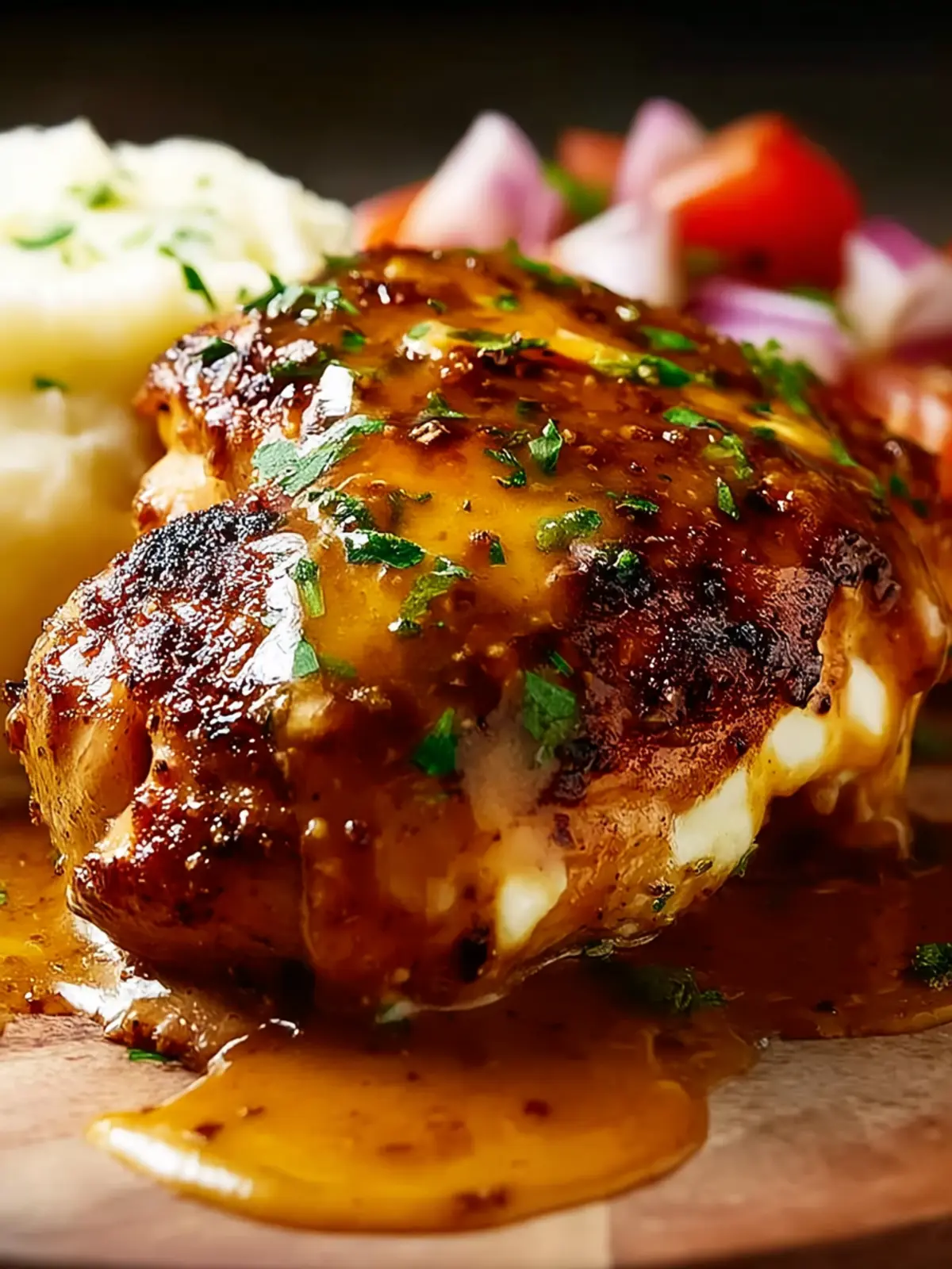 Easy Texas Roadhouse Smothered Chicken Recipe First Image