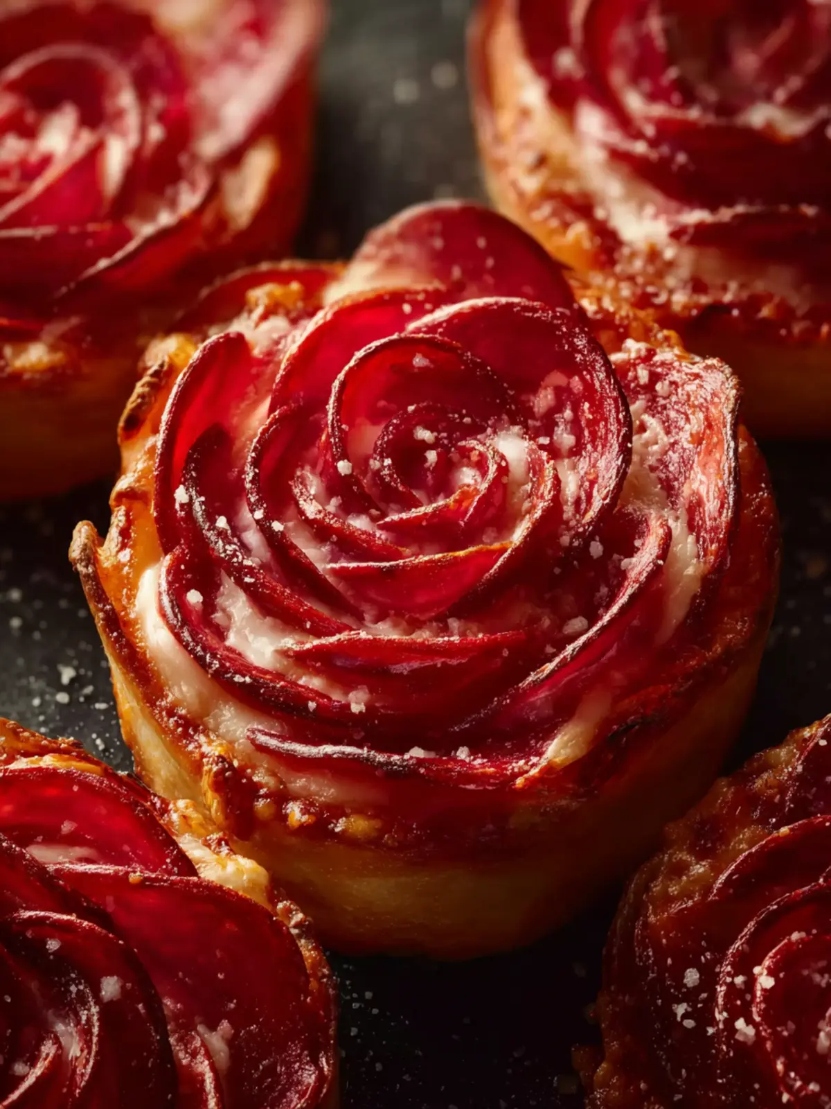 Easy Pizza Roses for Valentine’s Day First Image