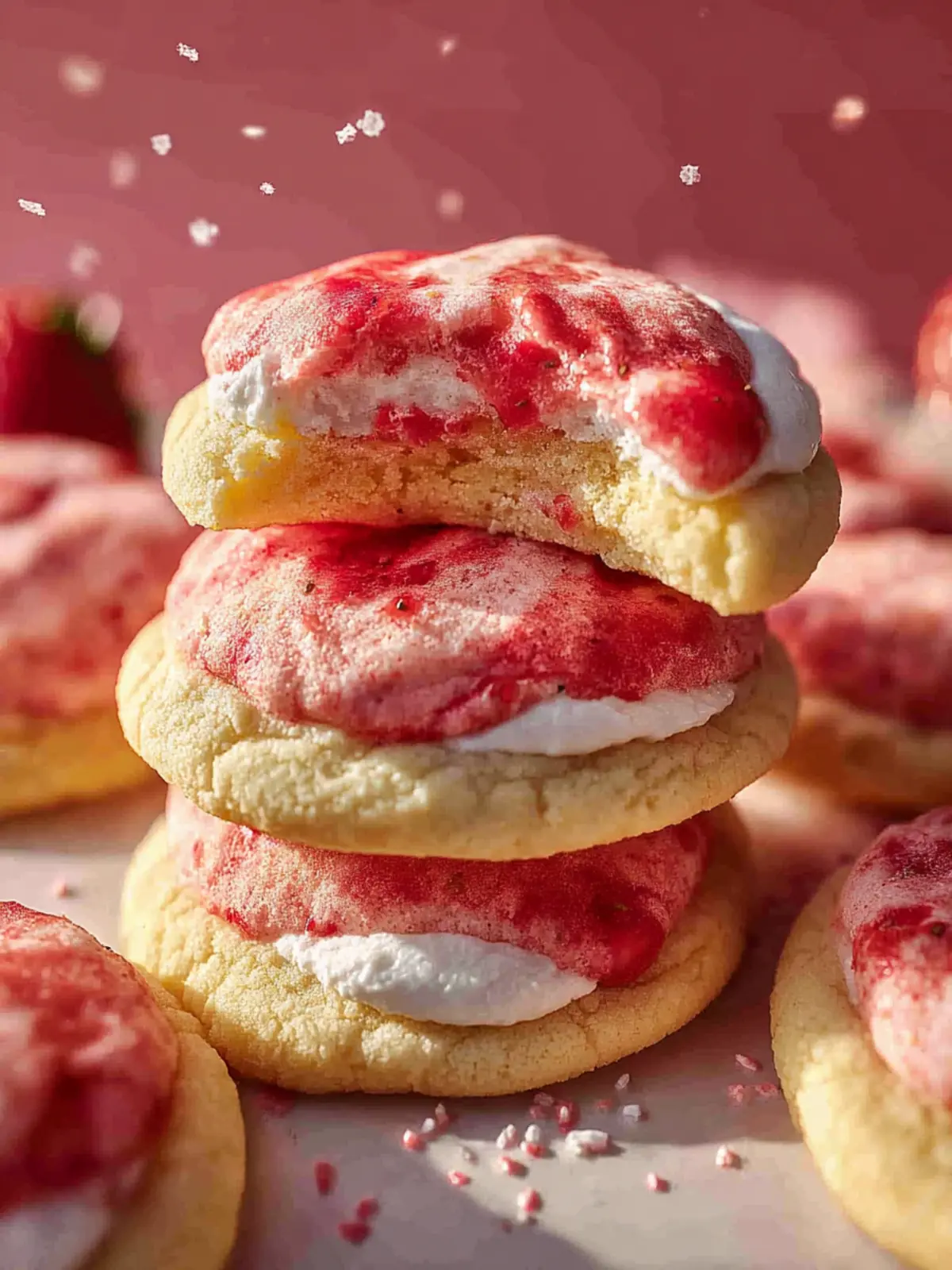 Strawberry Cheesecake Cookies First Image