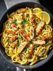 Irresistible Chicken Piccata Pasta Recipe in 30 Minutes First Image