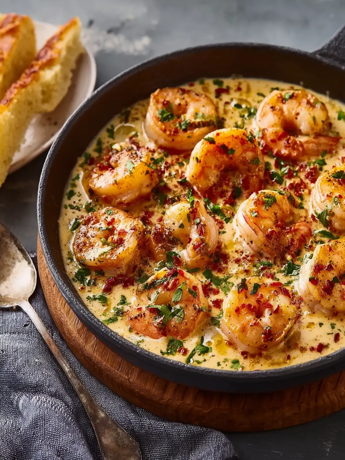 Creamy Garlic Shrimp: A Cozy Classic with Timeless Flavor First Image