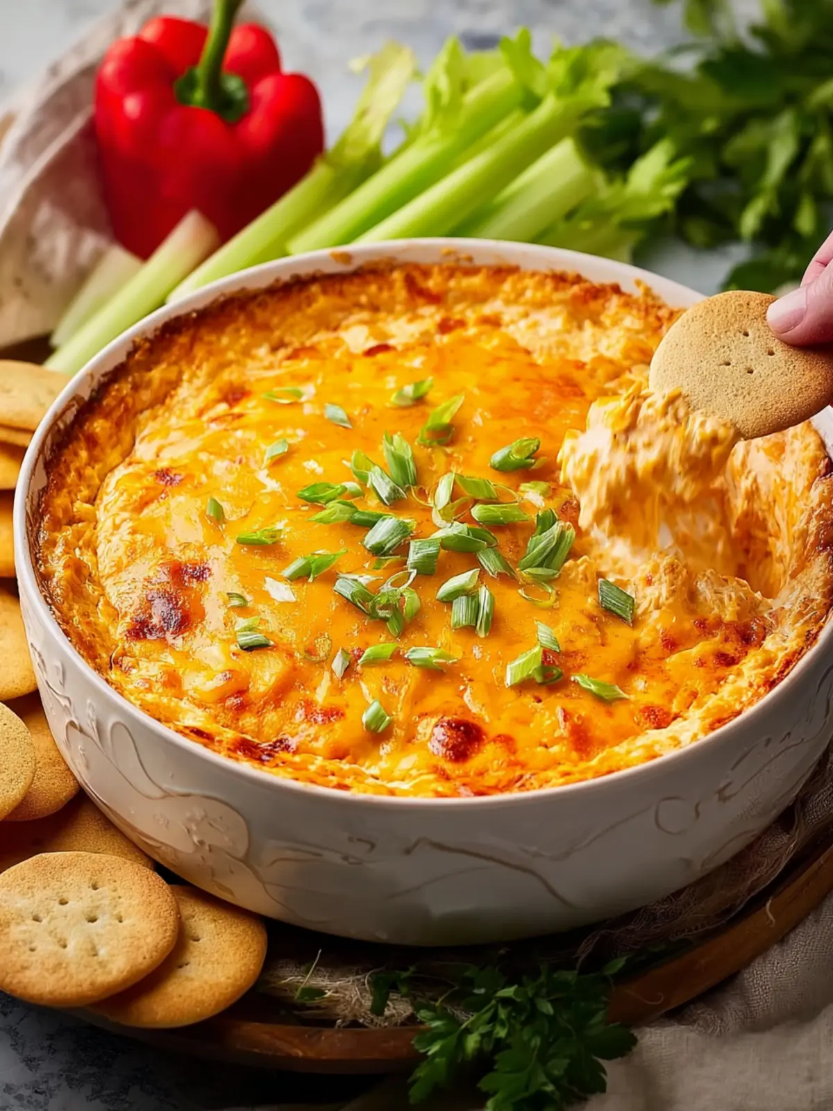 Super Bowl Buffalo Chicken Dip: The Ultimate Game-Day Treat! First Image