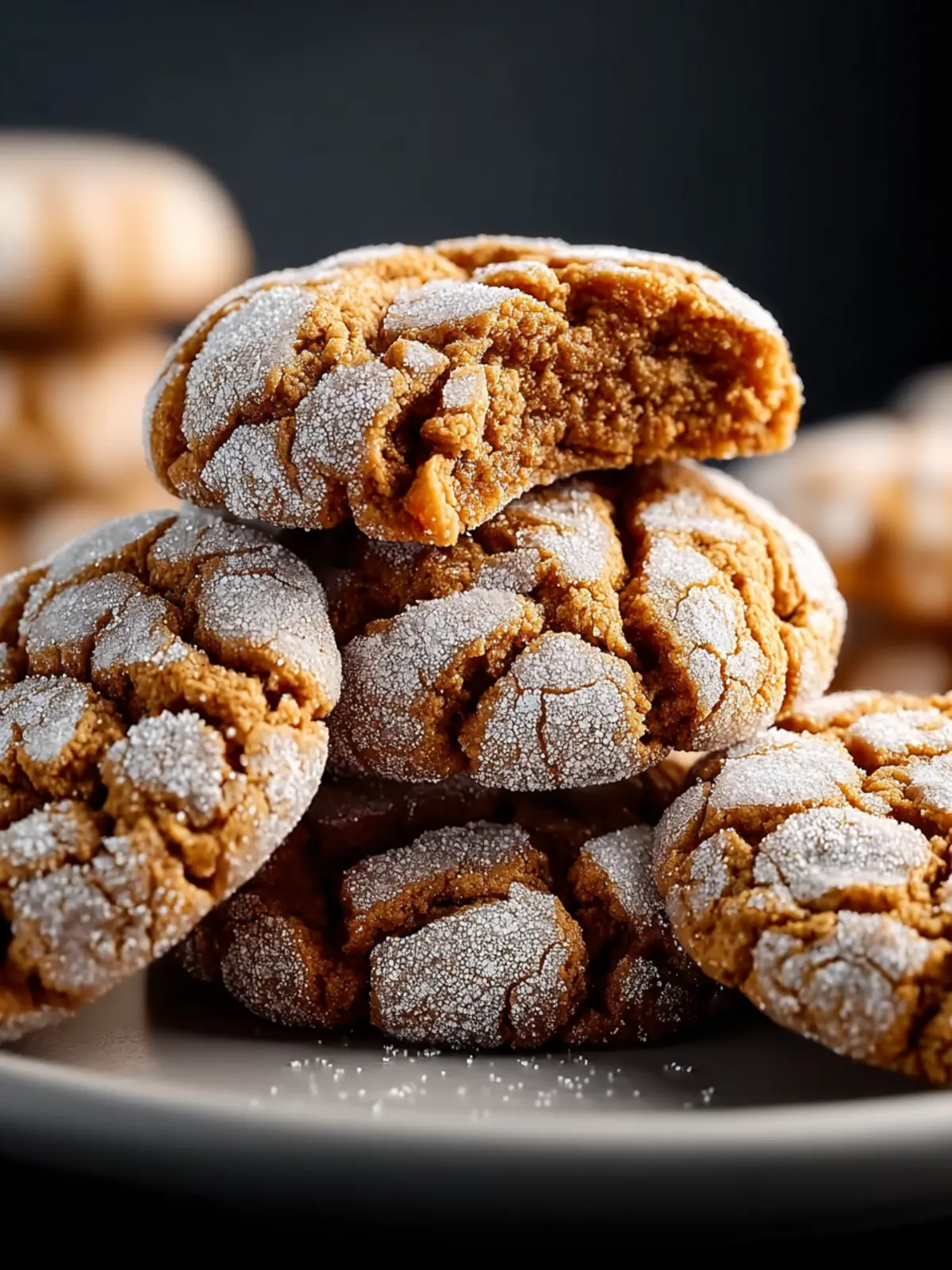 Maple Brown Sugar Crinkle Cookies First Image
