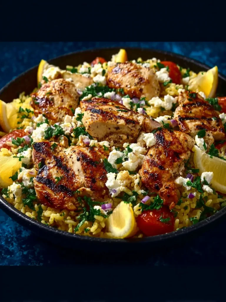 Greek Chicken Lemon Rice First Image