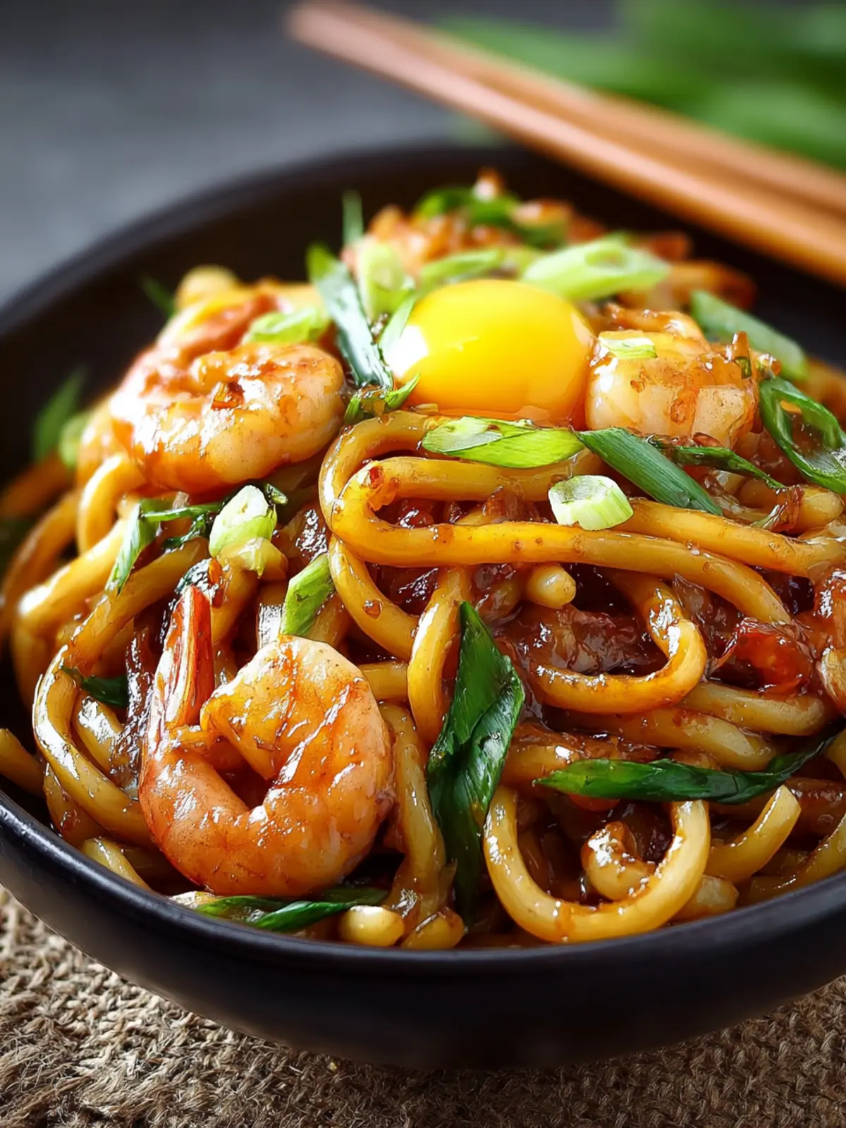 Delicious Yaki Udon with Shrimp in 20 Minutes Flat! First Image