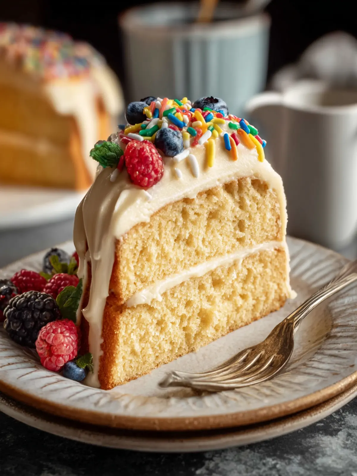 Delightful Vegan Gluten Free Vanilla Cake Recipe First Image