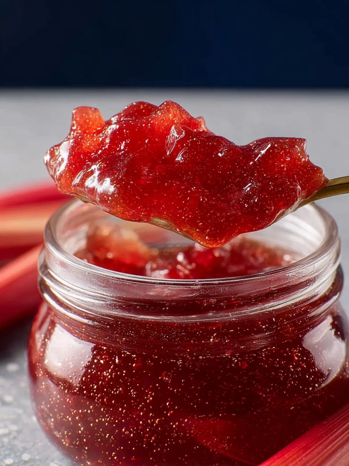 Rhubarb Jam Recipe: Sweet & Tangy Treat First Image