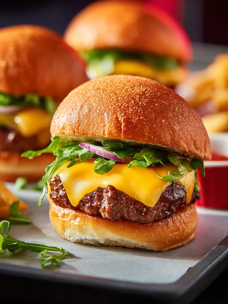 Irresistible Cheeseburger Sliders for Game Day Fun First Image