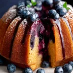 Super Moist Blueberry Bundt Cake: Irresistibly Delicious Recipe First Image
