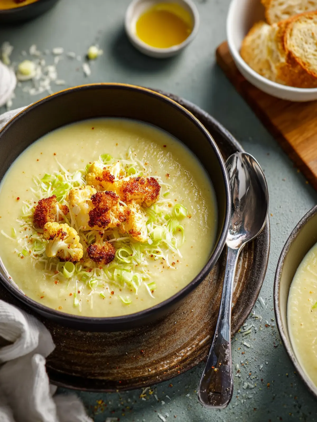 Easy Cauliflower Leek Soup First Image
