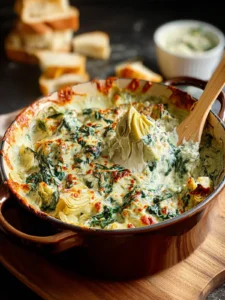 Scrumptious Healthy Spinach Artichoke Dip Recipe First Image