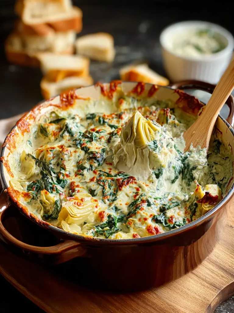Scrumptious Healthy Spinach Artichoke Dip Recipe First Image