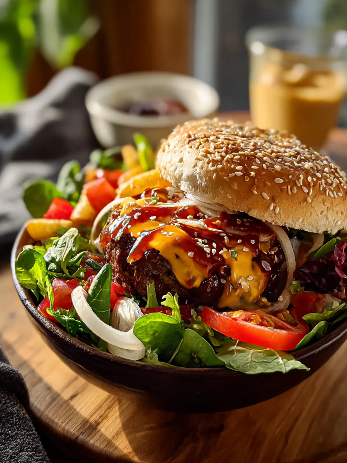 Irresistible Burger Bowl Recipe for Guilt-Free Indulgence First Image