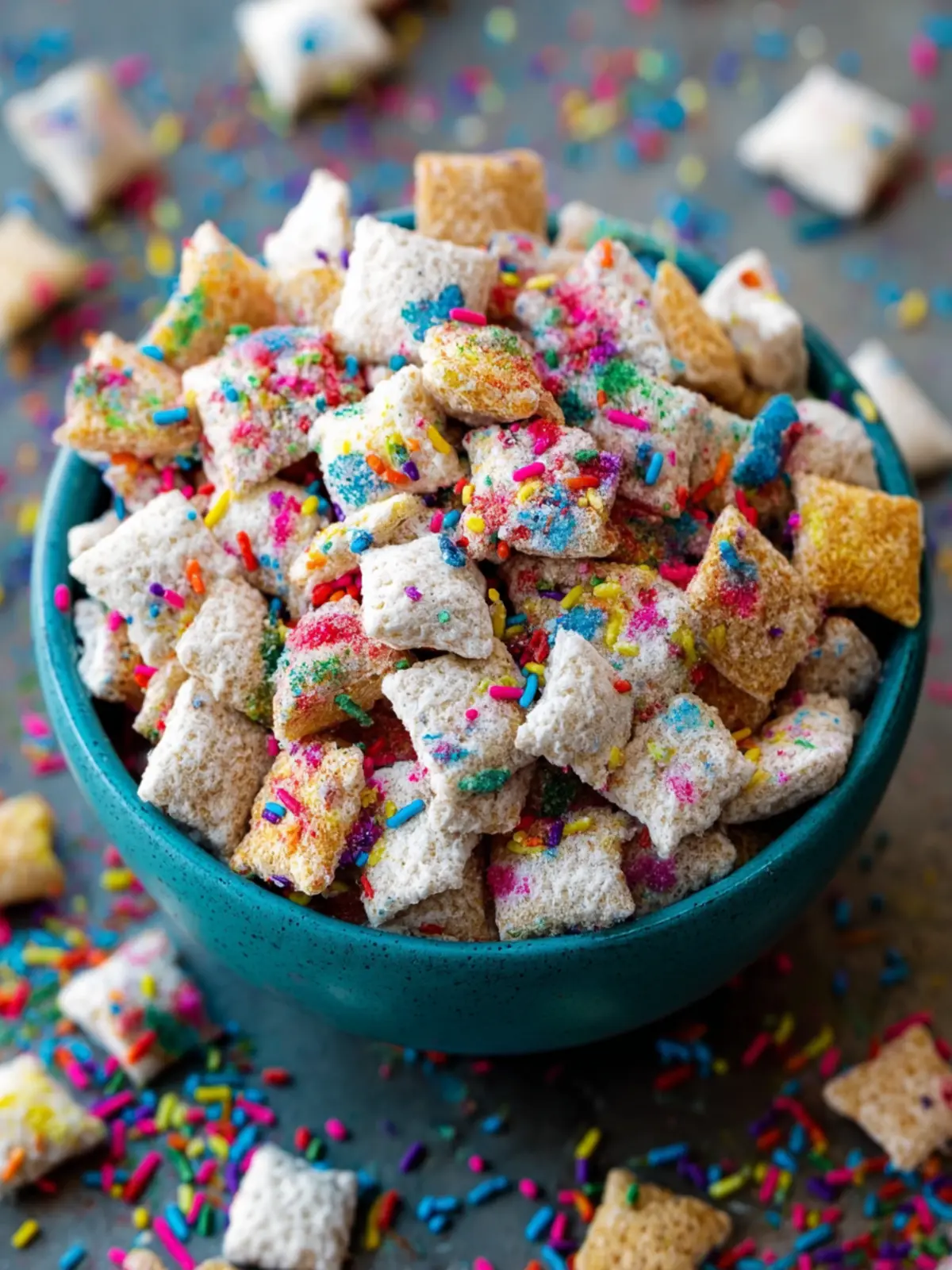 Cake Batter Puppy Chow: Ultimate 15-Minute Funfetti Party Snack First Image