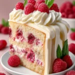 White Chocolate Raspberry Cake First Image