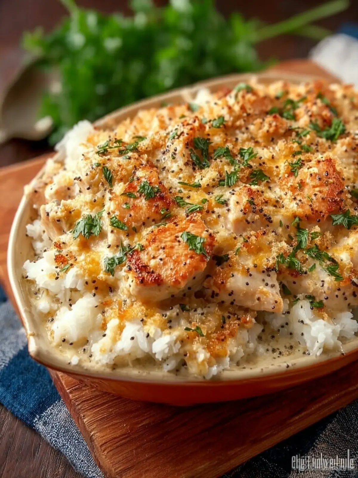 Poppy Seed Chicken Casserole First Image