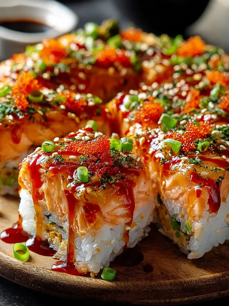 Irresistible Spicy Salmon Sushi Bake Recipe to Try Now First Image