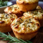 Garlic Rosemary Focaccia Muffins – Easy Mini Focaccia Recipe First Image