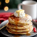Irresistible Eggnog Pancakes for a Cozy Holiday Breakfast First Image