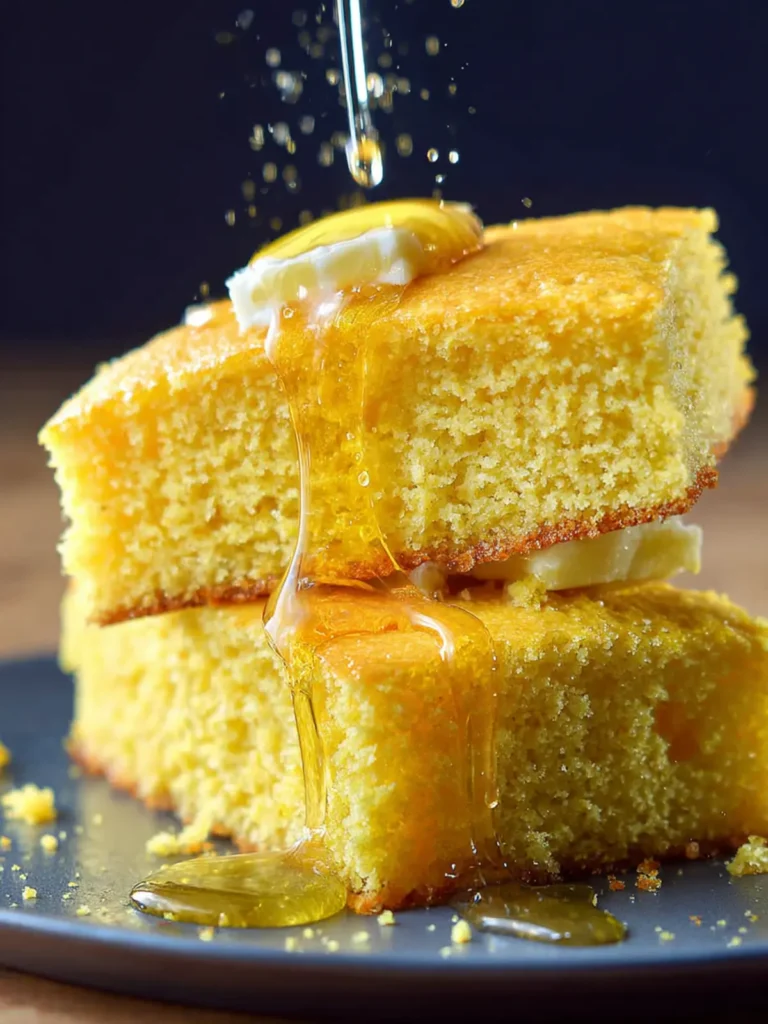 Sweet Honey Cornbread Recipe First Image