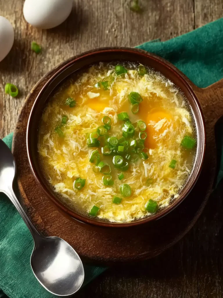 Homemade Egg Drop Soup First Image
