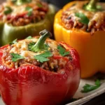 Slow Cooker Stuffed Bell Peppers First Image