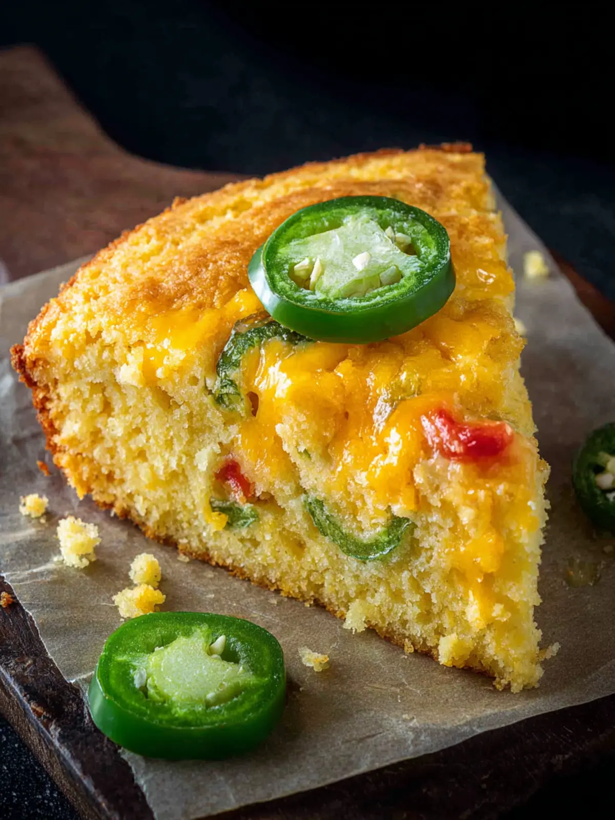 Cheddar Cheese Jalapeno Cornbread First Image