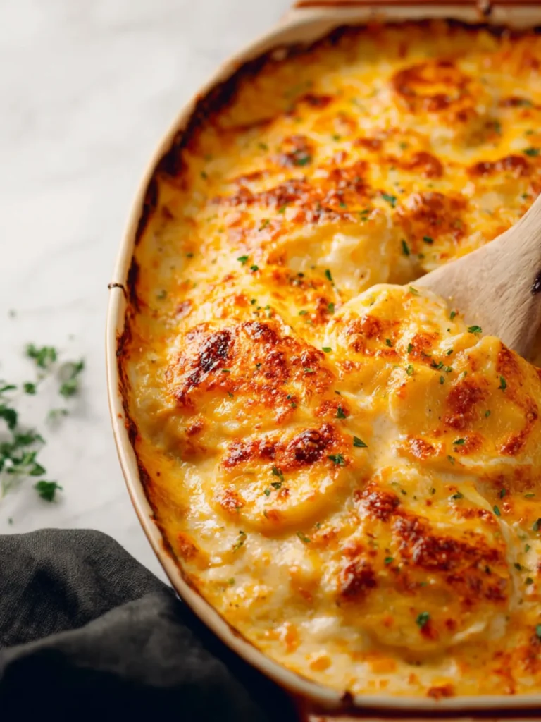 Cheesy Scalloped Potatoes First Image