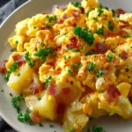 Cheesy Potato Egg Scramble First Image
