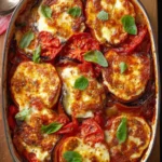 Mediterranean Tomato and Halloumi Bake First Image